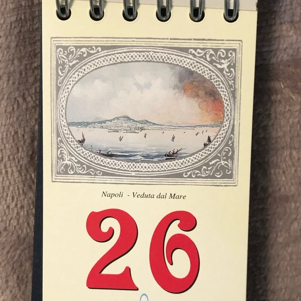 Italian Brand New Il Perpetuo Calendar In Box - “ Perpetual “